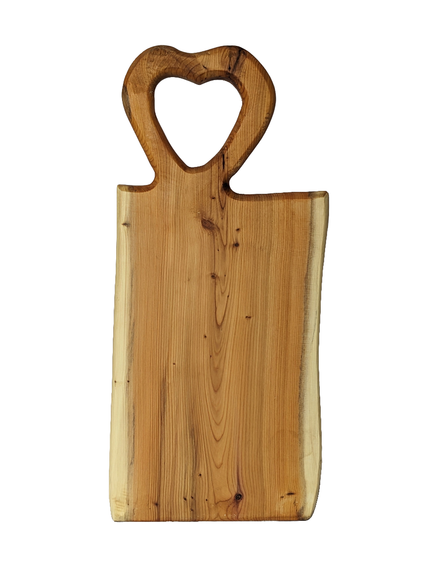 Heart-Shaped handle made of yew