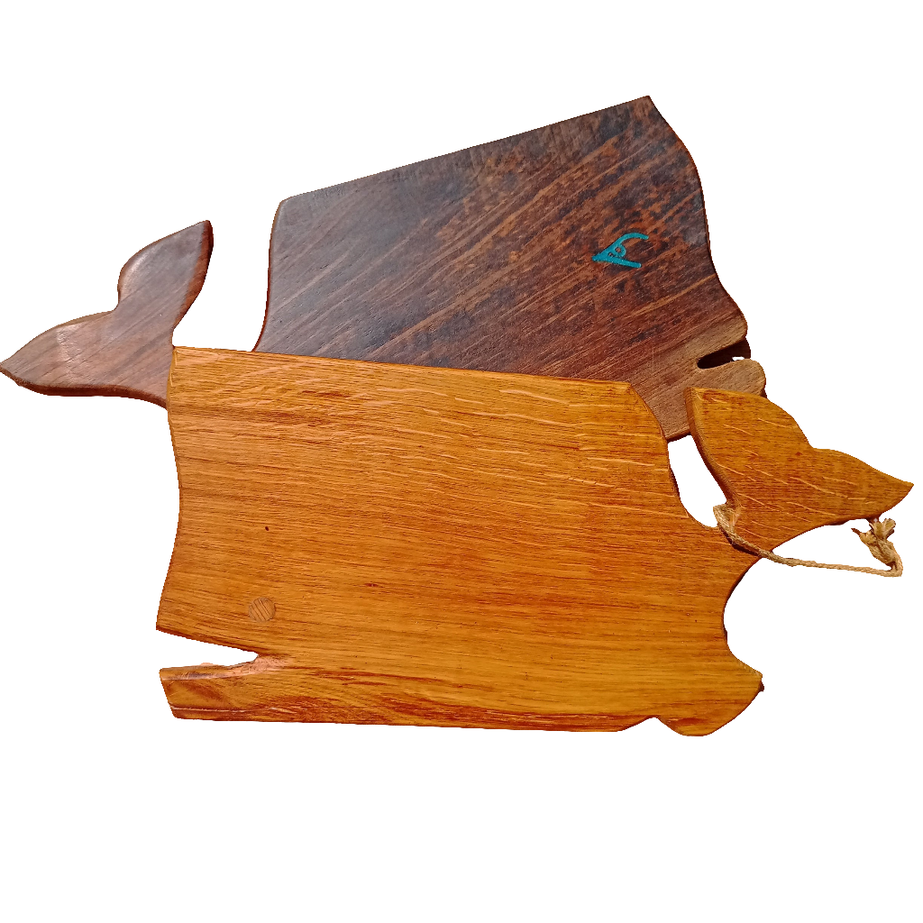 Whale shape boards